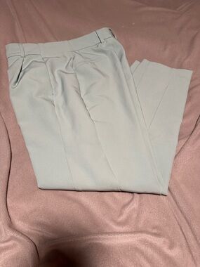 {Express} Ankle High Rise Light Mint Dress Pants